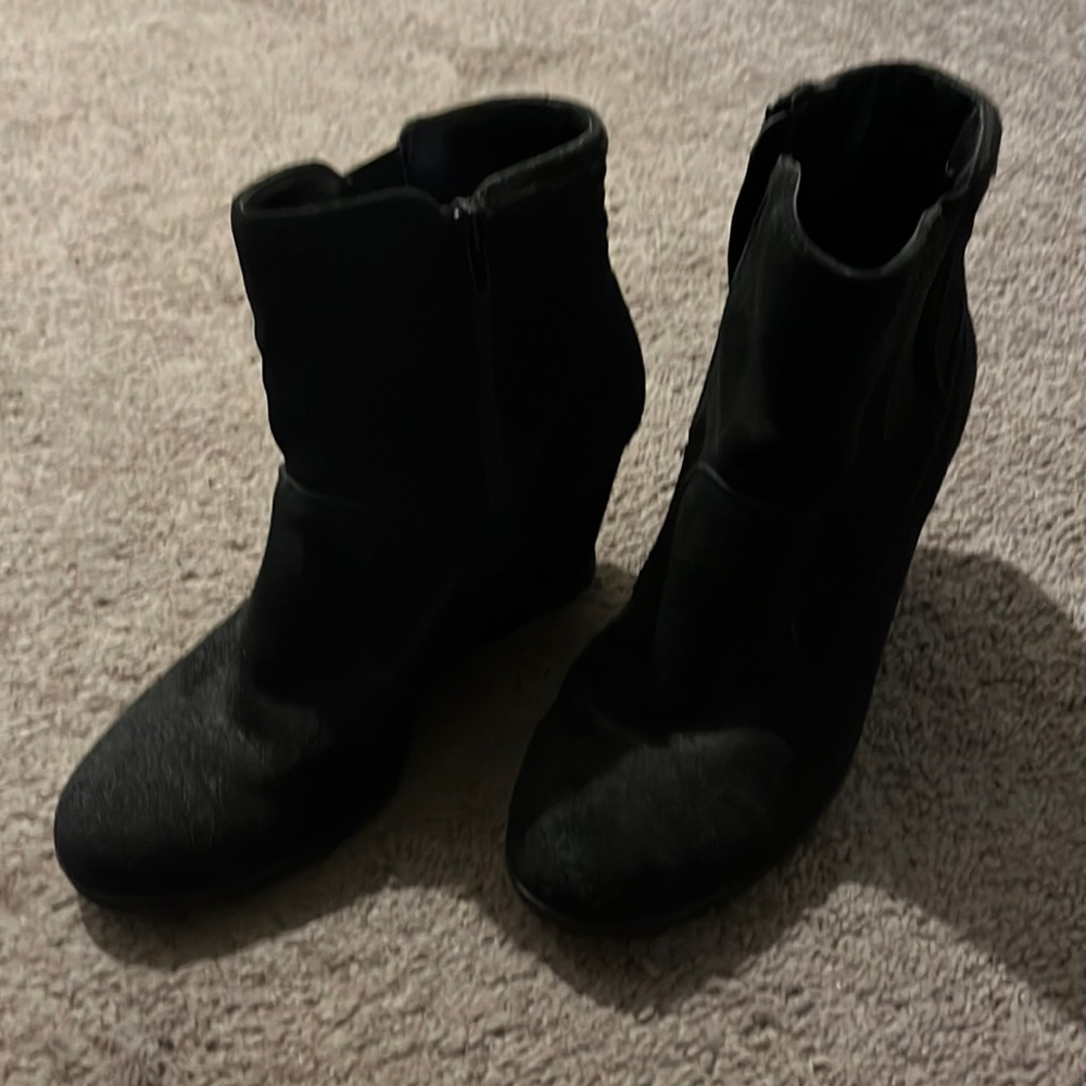 Nine West wedge booties